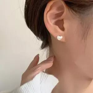 WL 하트 실버 925 귀걸이 은 귀고리 여성 쥬얼리 은귀걸이 실버925귀걸이 귀걸이925