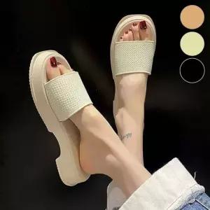 쓰레빠 3.5cm 여름 있는 여자 슬리퍼 푹신한 굽 라탄 커플슬리퍼 물고기슬리퍼 EVA슬리퍼