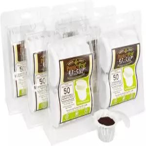 일회용 재사용 가능한 커피 포드 캡슐 6팩(300-Ct)을 위한 완벽한 EZ-컵 2.0 종이 필터