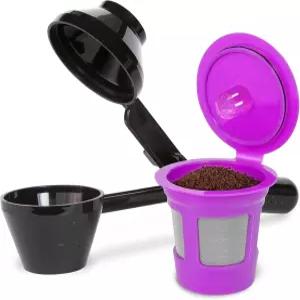 싱글 서브 밸류 팩 1스트림 재사용 가능 필터 컵/EZ 스쿱 퍼펙트 포드 커피 K-CUP 브루어스용