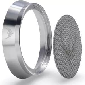 54mm 브레빌 포르타필터 바스켓 프리미엄 에스프레소 머신 액세서리와 호환되는 KNODOS 도징 깔때기 및 퍽
