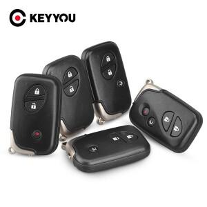 KEYYOU 교체 쉘 스마트 원격 키 케이스  렉서스 GS430 ES350 LX570 RX350 2 버튼  3/4