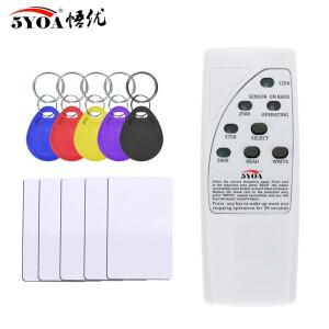 휴대용 Rfid 카드 리더기 작가 125KHz 복사기 복제기 ID 태그 프로그래머(광 표시기 포함) EM4305 T5577 키