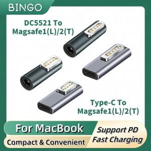 Type-C 암/DC5211-Magsafe 1L/2T 마그네틱 충전 헤드(MacBook Air/Pro 45W 60W 85W 시리즈용 A1466 A1398 A