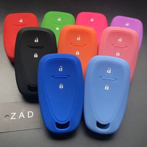 ZAD 실리콘 고무 자동차 키 커버 케이스 FOB 쉐보레호환 Cruze Spark  2 버튼 스마트 원격 쉘 홀더