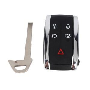 JAGUAR XF 2009-2012/JAGUAR XK/X-Type/S-Type 5 버튼에 맞는 자동차 원격 키 Fob 쉘 케이스 교체