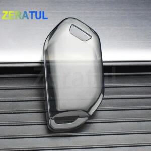 투명 TPU 자동차 스마트 원격 키 케이스 커버 셸 Fob 2024 기아 카니발 EV9 Picanto 상자 뚜껑 GT 라인 액