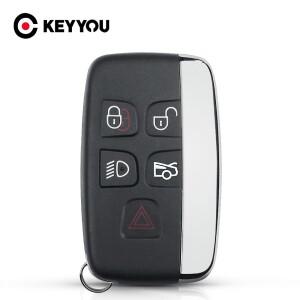 KEYYOU Jaguar F-Pace F-Type XE XF XJ 5 버튼 교체 원격 키 쉘 케이스