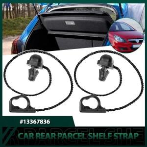 Vauxhall Opel CORSA D E 2007- 5 도어 용 2Pcs 자동차 후면 부팅 트렁크 소포 선반 코드 문자열 스트랩 로