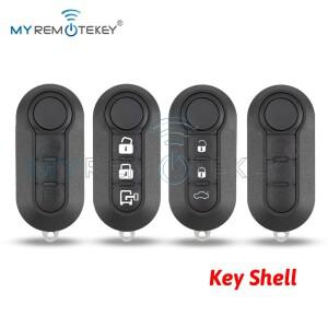 REMTEKEY 리모컨 자동차 키 쉘 케이스 3버튼 SIP22 블레이드 피아트 500 푼토 두카토 판다 브라보 시트로엥
