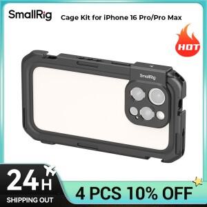 SmallRig 아이폰 호환호환 16 프로 맥스용 모바일 비디오 케이지  촬영용  핸들 삼각대 퀵릴리즈 가능