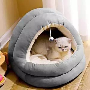 아이보리 강아지 집 개집 애견텐트 냥이집 방석 강아지침대