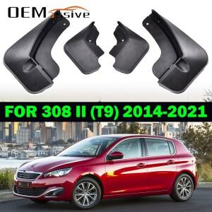 푸조 308 Mk2 T9 2014 - 5dr 해치백 스플래시 가드 머드 전면 후면 용 4x 플랩