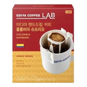 이디야 핸드드립 커피 콜롬비아슈프리모 8gx7T