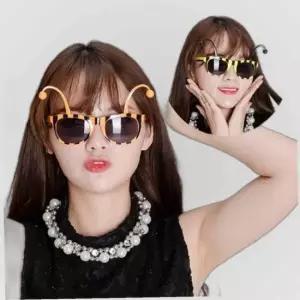 축제파티소품 꿀벌디자인 포인트안경 파티세트 코스튬