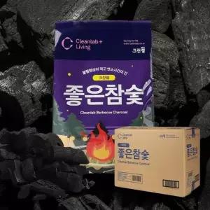 3~4인용 참숯 캠핑 구이용숯 흑탄 1kg 12개 한박스 숯 캠핑장작