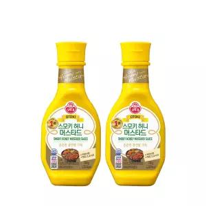 오뚜기 스모키 허니 머스타드 소스 260g X 2개 샐러드 디빙용