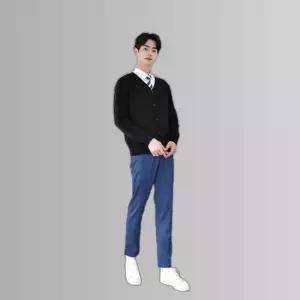 교복몰 (허리조절)사계절 진청색 교복바지(남자) 교복.