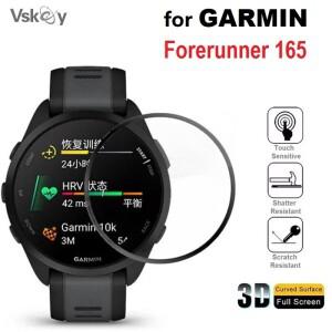 Garmin Forerunner 165 스마트 워치 PMMA 풀 커버 3D 커브드 엣지 스크린 보호대 스크래치 방지 소프트 보