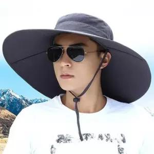 남자 와이드 넓은 챙 정글 사파리 낚시 등산 모자