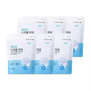 애터미 O2 버블 파워 표백제 1.2kg x 6개