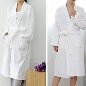 호텔 샤워가운 남녀공용 순면 목욕가운 여성 남성