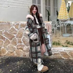 여사친 야구 코트 부클 점퍼 무스탕 후드 원픽1