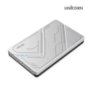 유니콘 USB3.1 케이블포함 2.5인치 외장하드케이스 원 외장하드케이스