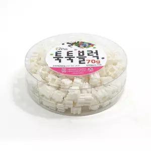 이지 툭툭블럭 70g 흰색 종이세상 블록 마이크로블럭 블럭만들기