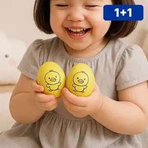 [다르담]1+1 영유아 아기 장난감 교구 에그 쉐이커 유아 음악 악기