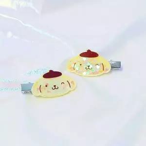 폼폼푸린 글리터 헤어클립 2P C52858