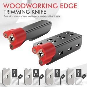 호환상품 New Quick Woodworking Chamfering Tool Fillet Scraper Wood Deburring Edge Trimming Metal Arc