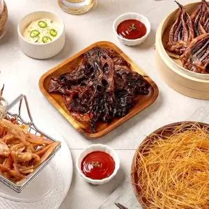 건어물 바베큐오징어 실채 소면 말랑숏다리 납작숏다리 안주세트