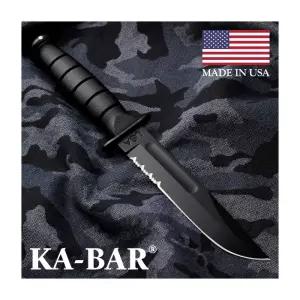 케이바 USA 블랙(S) 나이프(USA) /고정식 칼(픽스드 나이프) 서바이벌 아웃도어 캠핑 등산 낚시