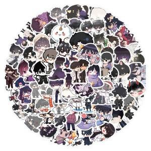 50Pcs Q 버전 전지적 리더 스티커 DIY Scrapbooking 휴대폰 수하워터 스케이트 보드 방수 낙서 데칼