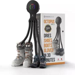작업용 부츠와 신발을 위한 헤지혹 옥토퍼스 휴대용 헤비 스키 건조기 벽걸이 패스트 2켤레 팬 몇 분 만에