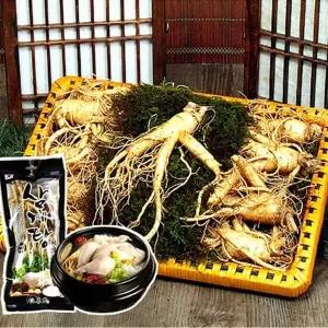풍기인삼 풍기인삼 5년근 수삼 200g 7-8뿌리 +삼계탕재료 100g