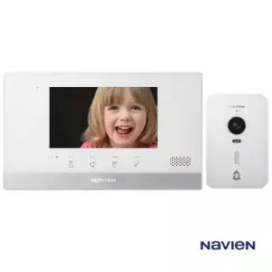 경동 나비엔 7인치형 아날로그 아파트 빌라 오피스텔 비디오폰 NHA-0793 화이트