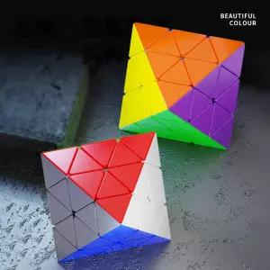 SENGSO FTO M 페이스 마그네틱 터닝 팔면체 스피드 큐브 스티커가 없는 SpeedCube 퍼즐