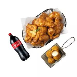 [bhc] 골드킹 콤보+뿌링치즈볼+콜라1.25L