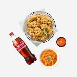 [bhc] 콰삭킹+분모자 로제 떡볶이+콜라1.25L