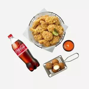 [bhc] 콰삭킹+치즈볼+콜라1.25L