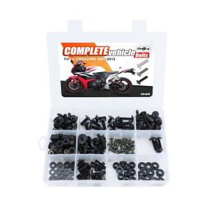 CYCBOLT 풀 세트 페어링 볼트 키트, CBR600RR 600 RR 2007-2012 CBR 600R과 호환 가능한 카울링 나사 장착 너트 고정 액세서리