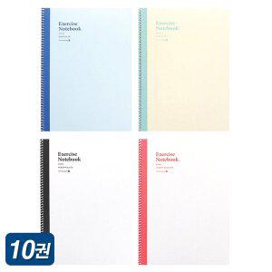 [오피스존]모닝글로리 1500 좌철 연습장 10권 무선 무지