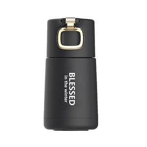 룰루홈 모던 링 보냉 보온병 블랙, 240ml, 1개