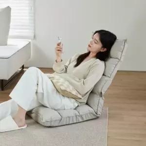 한샘 휴 조이 하이백 좌식의자 샌드베이지