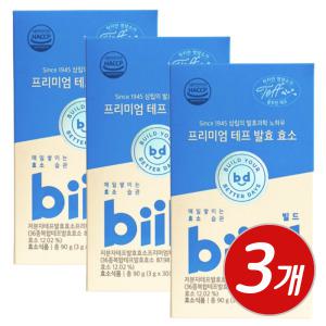 빌드 프리미엄 테프 발효 효소 슈퍼 곡물 푸드 30포 x 3개 아피제닌 플라보노이드