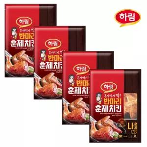 하림 반마리훈제치킨불맛소스 320g 4봉