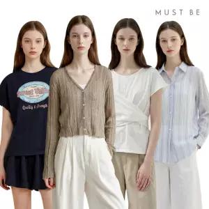 [40%] 머스트비外 썸머 최대 혜택 여성의류 100종 모음전 (반팔티/블라우스/팬츠/스커트 外)