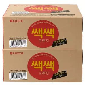 롯데칠성 쌕쌕 오렌지 240ml 60개
